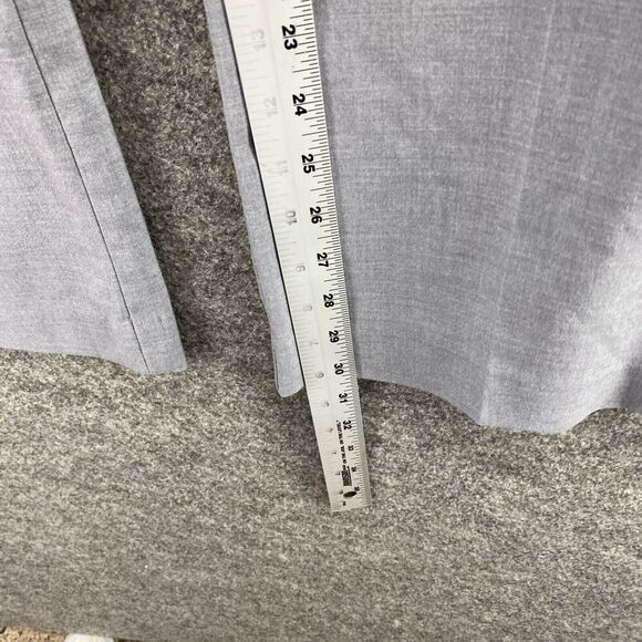 Ann Taylor Pants Women 6 Gary Signature Mid Rise Pleated Tapered Pockets Rayon - Picture 7 of 10